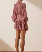 Mattie Mini Dress-pink