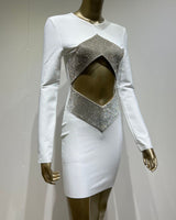 Jacquelyn Mini Dress-White