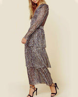 Mina Maxi Dress-Grey