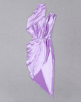 Heidy Midi Dress-Purple