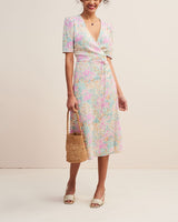 Brynlee MIDI DRESS-Multicolored