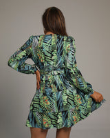 Cherish Mini Dress-Green