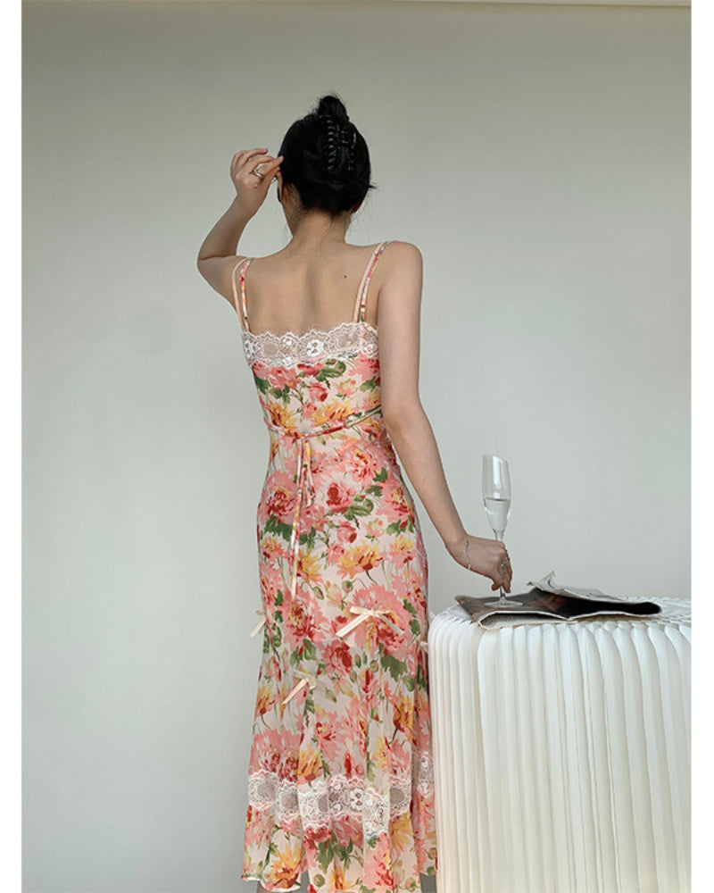 Iyana Midi Dress-Multicolored