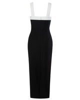 Magdalena Midi Dress-Black