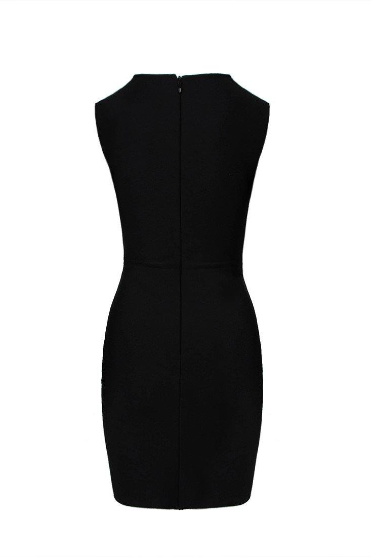 Konka Diamond Mini Dress - Black