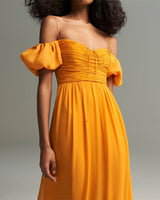 Cheyenne Maxi Dress-Yellow