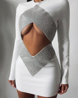 Jacquelyn Mini Dress-White