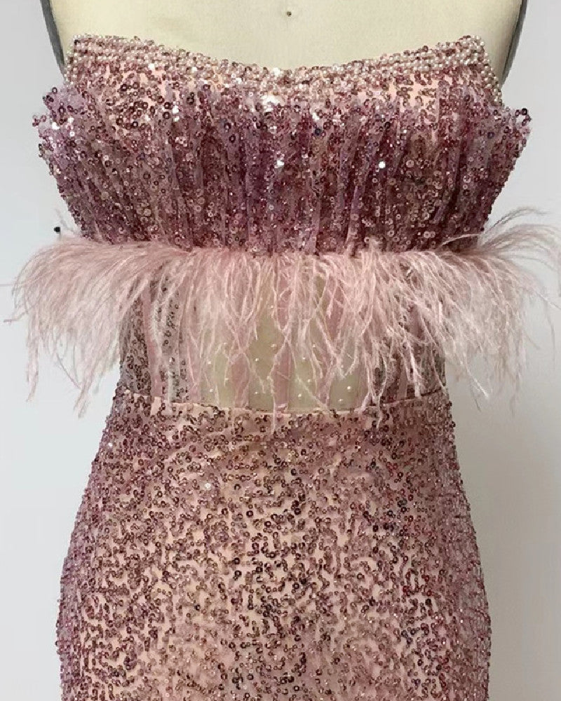 Estrella Maxi Dress-Pink