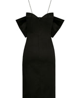 Lillianna Midi Dress-Black