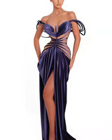 Autumn Maxi Dress-Blue