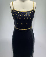Ryann Midi Dress-Black
