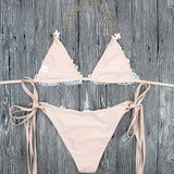 Logan Bikini Two Piece Set-Beige