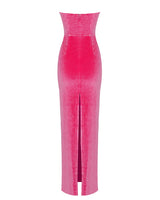 Corinne Maxi Dress-Pink