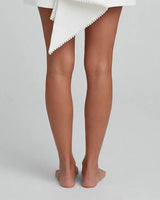 A-line mini skirt detail