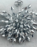 Right earring cluster detail