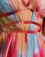 Waist cut-out strap detail