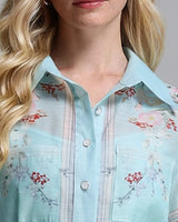 Floral bodice and pockets detail