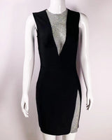 Nova Diamond Mesh Mini Dress