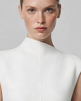 High neckline detail