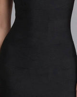 Bandage knit fabric detail