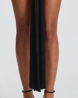 Centre front drape panel detail