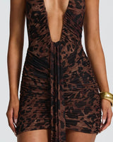 Gathered neckline detail