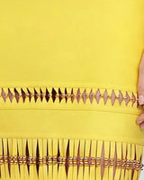 Beaded knee band detail