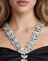 Crystal halter strap detail