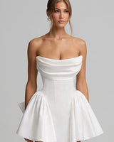 Draped cowl neckline detail