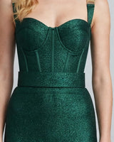 Bustier bodice detail
