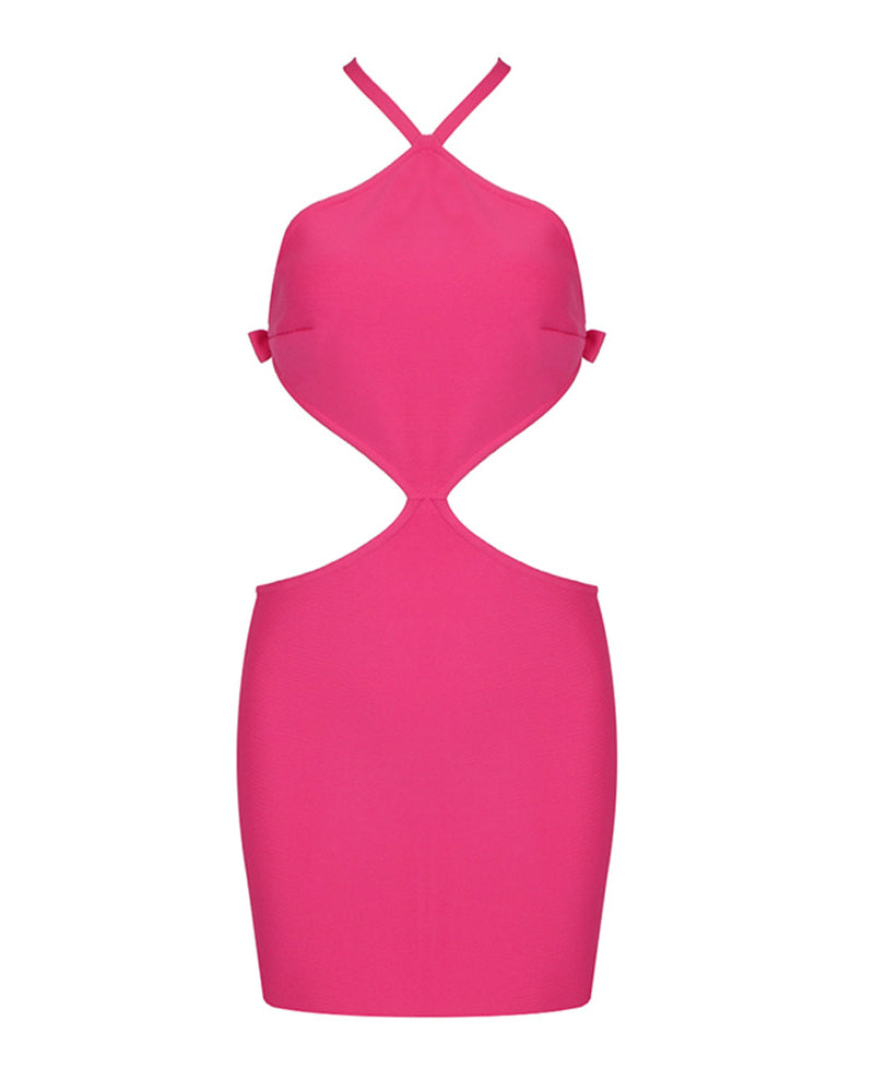 Kamora Mini Dress-Pink