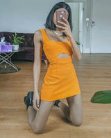 Valery Mini Dress-Yellow