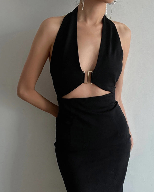 Samantha Maxi Dress-Black