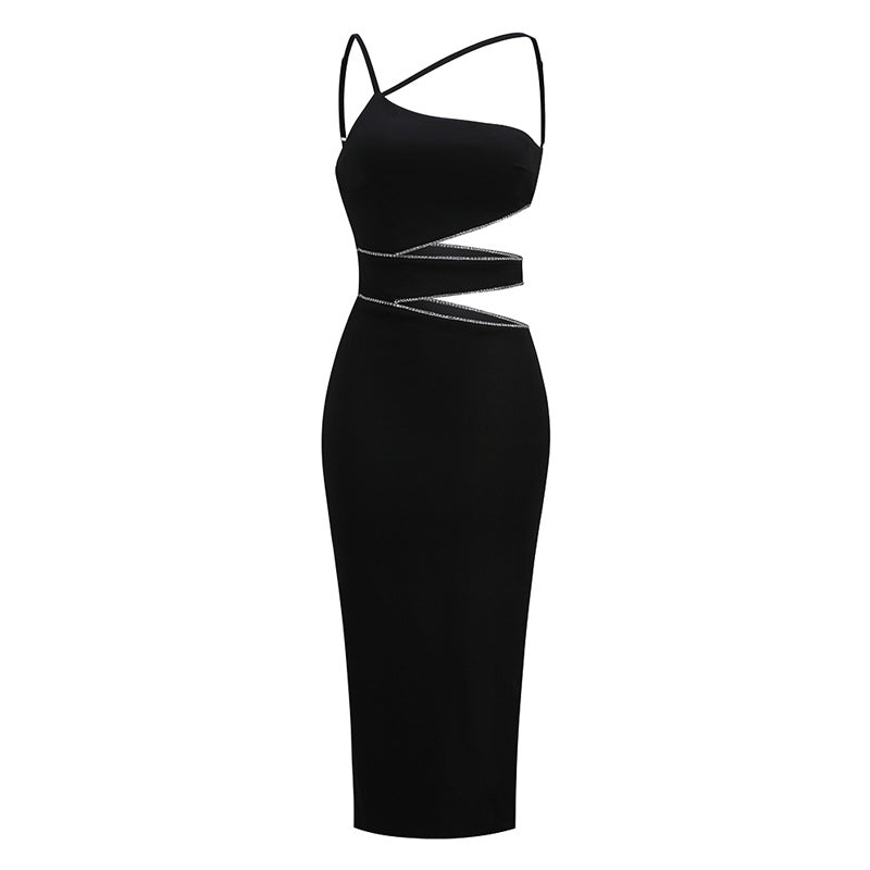 Baylee Midi Dress-Black