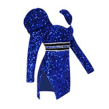 Dayana Mini Dress-Blue