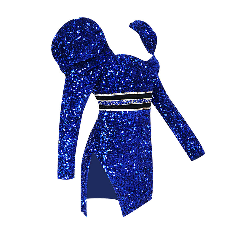 Dayana Mini Dress-Blue