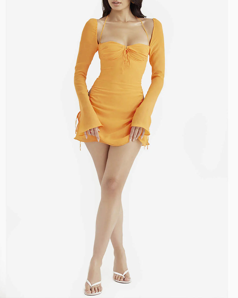 Elena Mni Dress - Orange