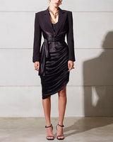 Francesca Midi Dress-Black