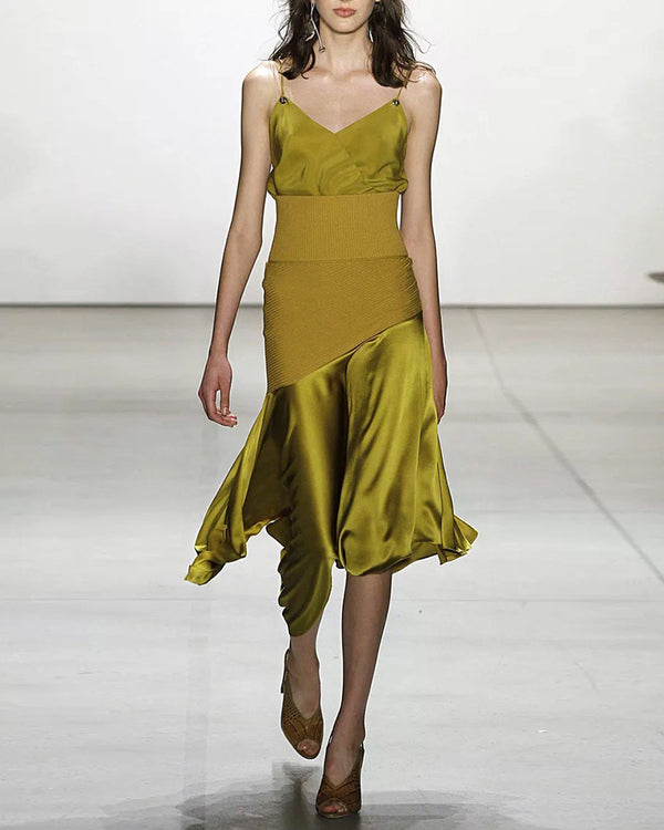 Kenzie Midi Dress - Mustard