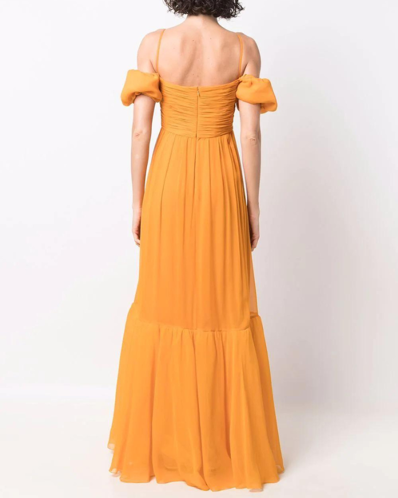 Cheyenne Maxi Dress-Yellow
