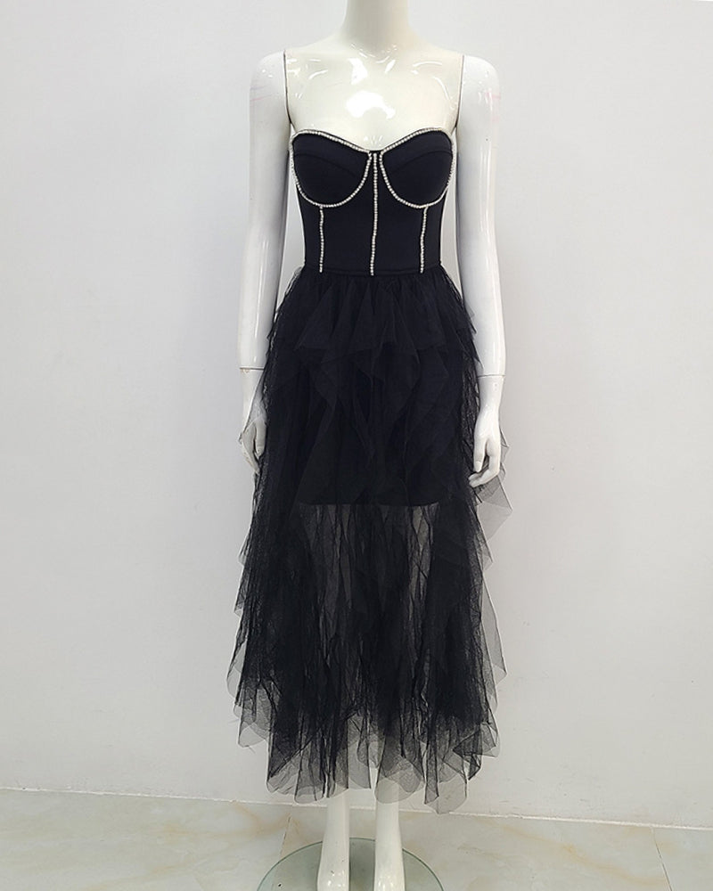 Cierra Maxi Dress-Black