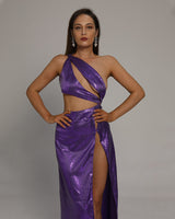 Lea Maxi Dress-Purple