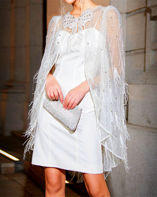 Helena Midi Dress-White