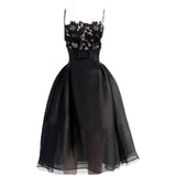 Luna Midi Dress-Black
