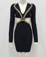 Talia Mini Dress-Black