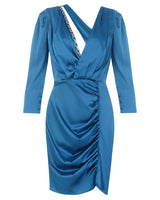 Meadow Mini Dress-Blue