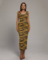 Jayleen Maxi Dress-Yellow