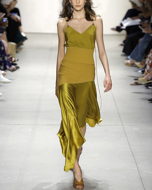 Kenzie Midi Dress - Mustard