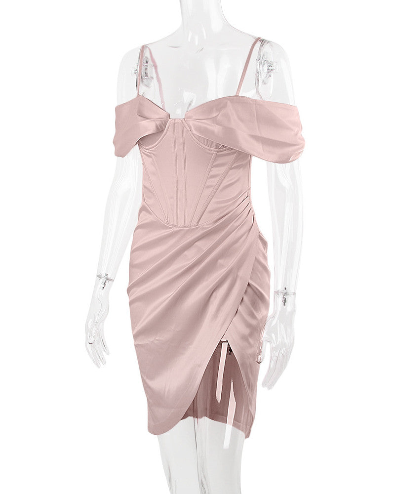 Leila Bandage Mini Dress-Pink fashionmallonline.com Leila Bandage Mini Dress-Pink fashionmallonline.com