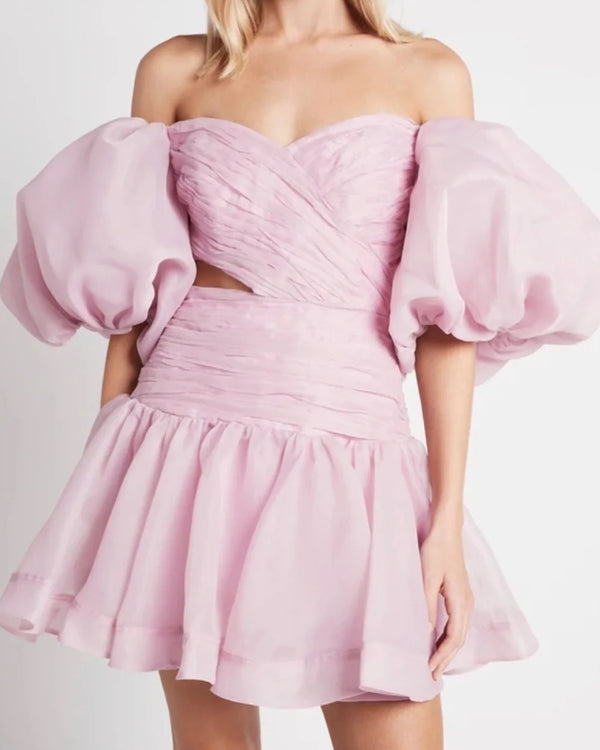 Thalia Mini Dress-pink